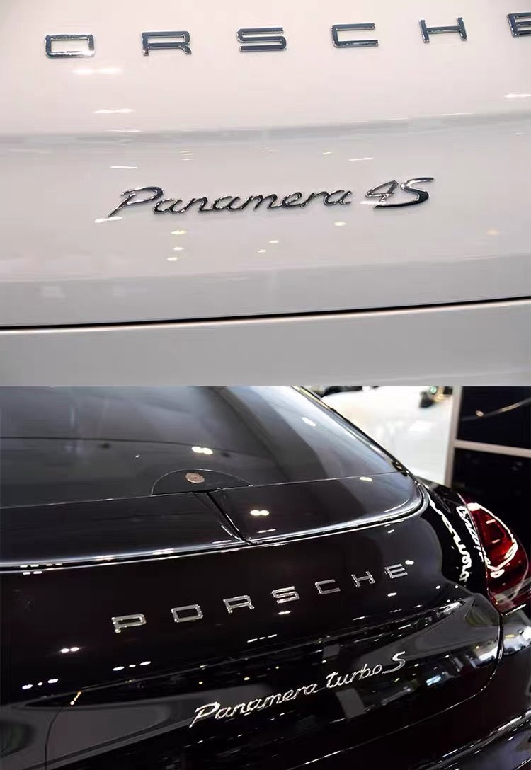 Suitable for Porsche rear tail logo modification
