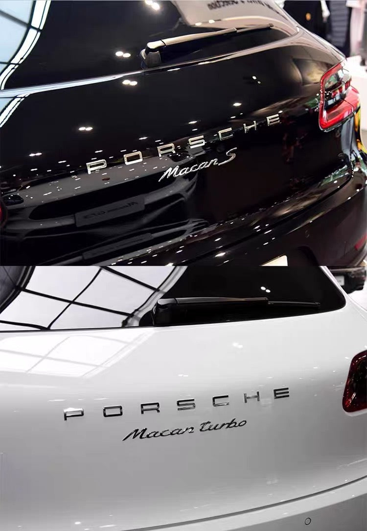 Suitable for Porsche rear tail logo modification