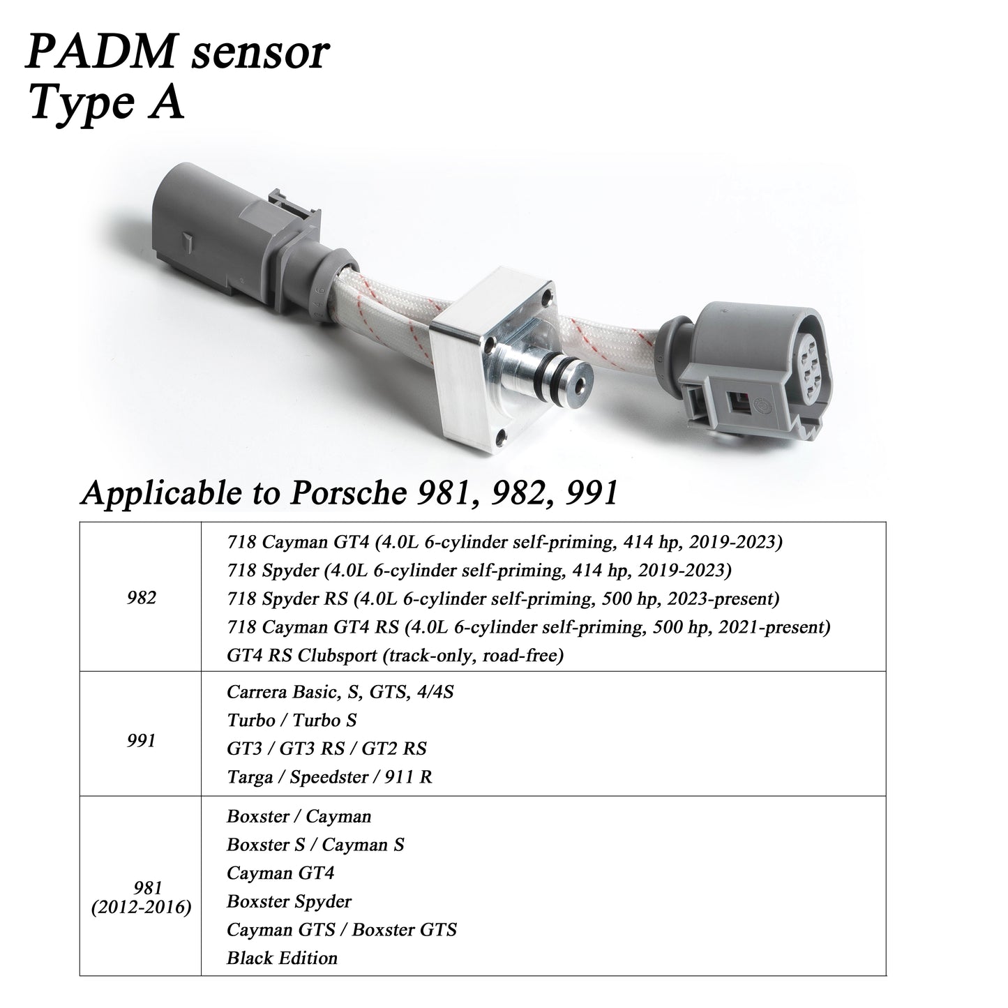 Padm-sensor-Type-A-compatible-models