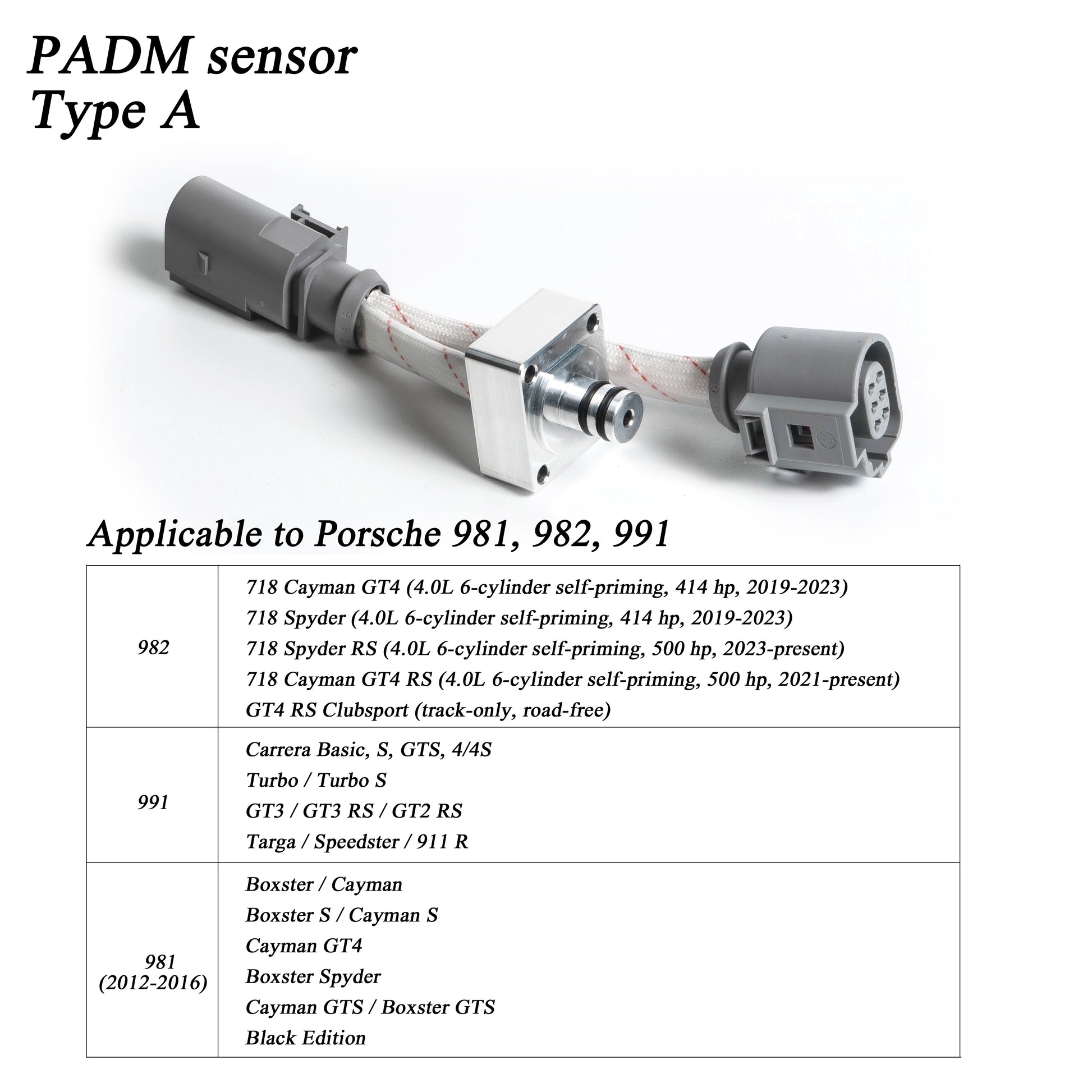 Padm-sensor-Type-A-compatible-models